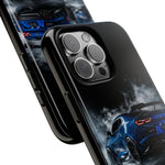 Camaro ZL1 Phone Case, Blue Track Smoke Studio Cover