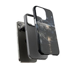 GT350 Phone Case White, Rainy Track Night Classic Racer Tough Cover