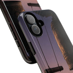 Temple Bell Sunset Phone Case Japan Zen Tough Case