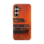 Orange Cuda Phone Case, 71 Classic Muscle Car Tough Cover