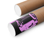 300ZX JDM Poster Vaporwave Neon Pink Retro Japanese Car Art