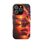 Sunset Reflection Sunglasses Retrowave 80s phone case