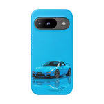 RX-7 Cyan Studio Phone Case Studio Color Match Car Art