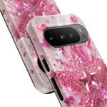 Pink Glitter Star Tough Case | Sparkle Phone Case