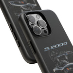 Black S2000 Roadster Collage JDM Tough Phone Case Cover Gift