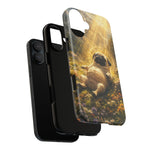 Pug in Sunbeams phone case | Dog Lover Tough Cover