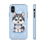 Siberian Husky Kawaii Ice Chibi Pet Dog Art Tough Phone Case
