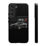 Black ZL1 Camaro Phone Case Muscle Car Tough Cover Gift Art