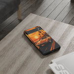 Orange Corvette C3 Stingray Sunset Palms Phone Case