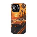 Orange Corvette C3 Stingray Sunset Palms Phone Case