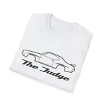 1970 GTO Judge Black Outline Silhouette Emblem Classic Car T-Shirt Fan Gift