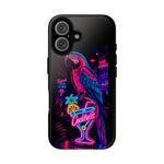 Neon Parrot Cocktails phone case | Tough Cases