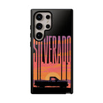 Silverado sunset truck Phone Case | Retro pickup silhouette