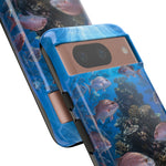 Snapper Reef Phone Case, Sunlit School Ocean Fishing Tough Cover