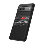 Black C5 Phone Case American Sports Car Tough Cover Gift