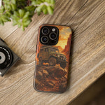 Land Cruiser FJ40 Classic 4x4 Red Rock Canyon Art Tough Phone Case