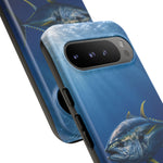 Yellowfin Tuna Phone Case, Deep Blue Water Tough Cover, Gift