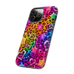 Rainbow Leopard 90s Tough Phone Case