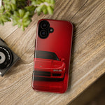 Red NSX Phone Case, 90s JDM Supercar Legend Tough Cover, Mens Gift