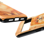 Pomeranian Tiny Fox Fluffy Art Tough Phone Case