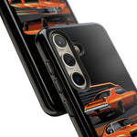 1969 GTO Judge Orange Muscle Car Tough Phone Case Cover Gift
