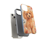 Miniature Poodle Whimsical Watercolor Art Tough Phone Case