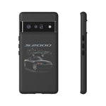 Black S2000 Roadster Collage JDM Tough Phone Case Cover Gift