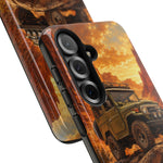 Land Cruiser FJ40 Classic 4x4 Red Rock Canyon Art Tough Phone Case