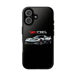 Silver C6 Z06 Phone Case for Chevy Fans, Tough Cover