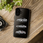 Silver Prelude Sports Coupe Tough Phone Case for JDM Fans