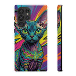 Devon Rex Cat Elf Pixie Pop Art Tough Phone Case