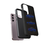 Blue 180SX JDM Sports Car Phone Case Tough Multi View