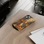 Poodle in Beret Phone Case | Vintage Paris Café Illustration