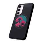 Great Dream Wave Circular Badge Vaporwave Phone Case – Japanese Aesthetic