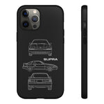 1986 Supra Triple View Line Art JDM Tough Phone Case Cover