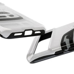 White MK4 Supra Phone Case, Retro 90s JDM Tough Cover for Car Enthusiasts