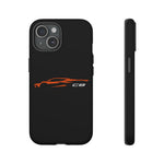 Orange C8 Phone Case for Chevy Fans, Tough Protective Cover