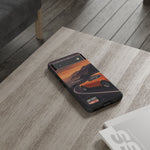 Datsun 240Z Classic JDM Sports Car Sunset Art Tough Phone Case