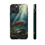Salmon River Fishing Phone Case, Sunlit Current Cover