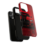 Red Mustang Art Phone Case, GT500 American Muscle Car Tough Cover