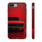 Classic 68 Charger Phone Case, Red RT Muscle Car Cover, Mens Gift