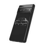 1969 Camaro Black Restomod Front Tough Phone Case Cover Gift