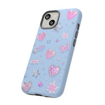 Stars Hearts 2000s Kid Metallic Art Tough Phone Case