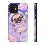 Cute Astronaut Pug Phone Case | Space Puppy Galaxy Stars