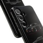 Black GNX Phone Case, Three-View Muscle Car Vector Tough Cover
