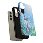 Copy of Silver Butterflies Tough Case | Blue Sky Water Droplets Phone Cover