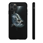 Tarpon Fishing Phone Case, Saltwater Portrait Black Cover, Gift