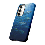 Amberjack School Phone Case, Open Water Sunlight Tough Cover