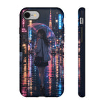 Lofi Anime Rain Street Art Tough Phone Case