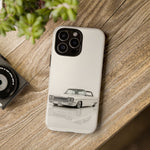 Impala White Studio Phone Case Studio Color Match Car Art